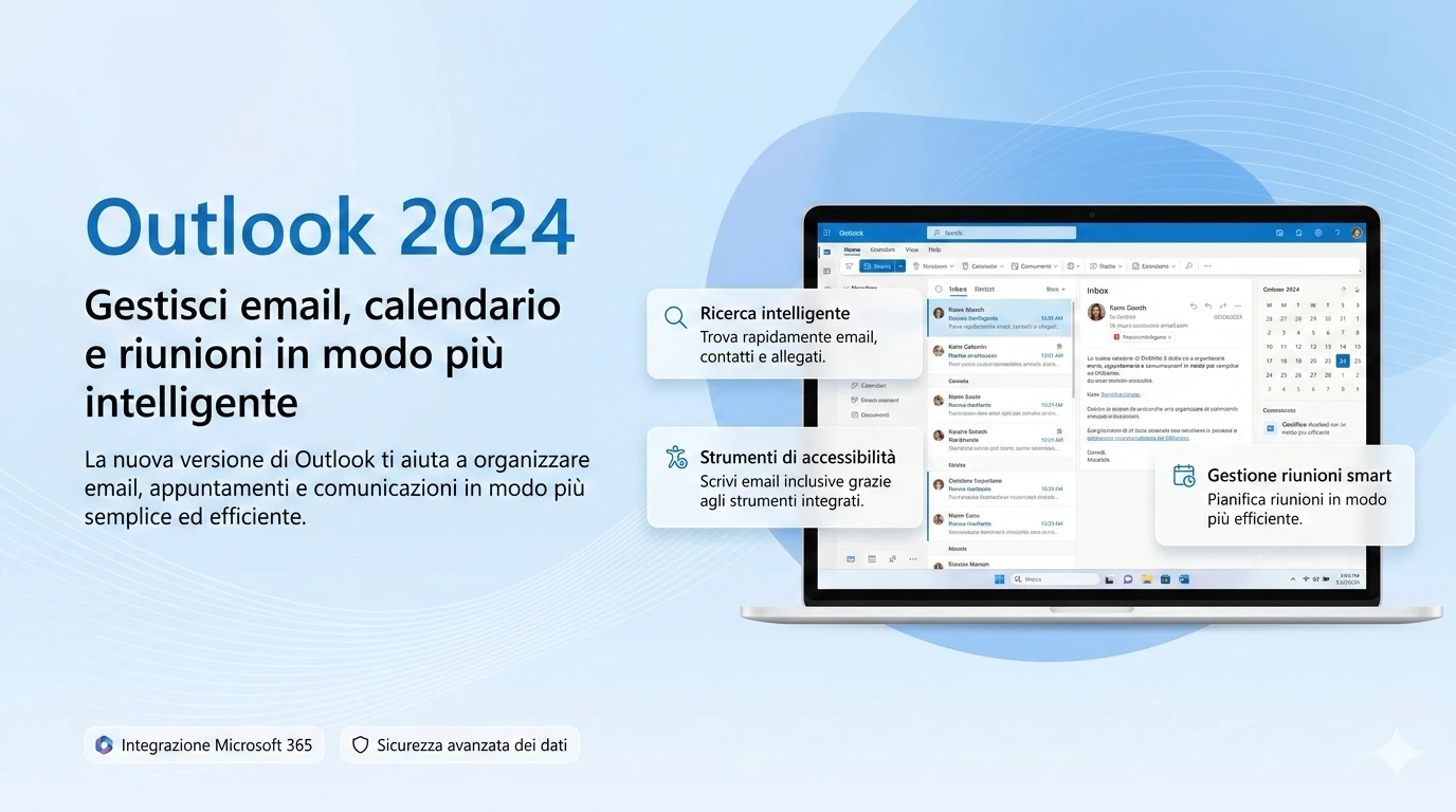 Microsoft Outlook 2024 — Licenza perpetua Windows