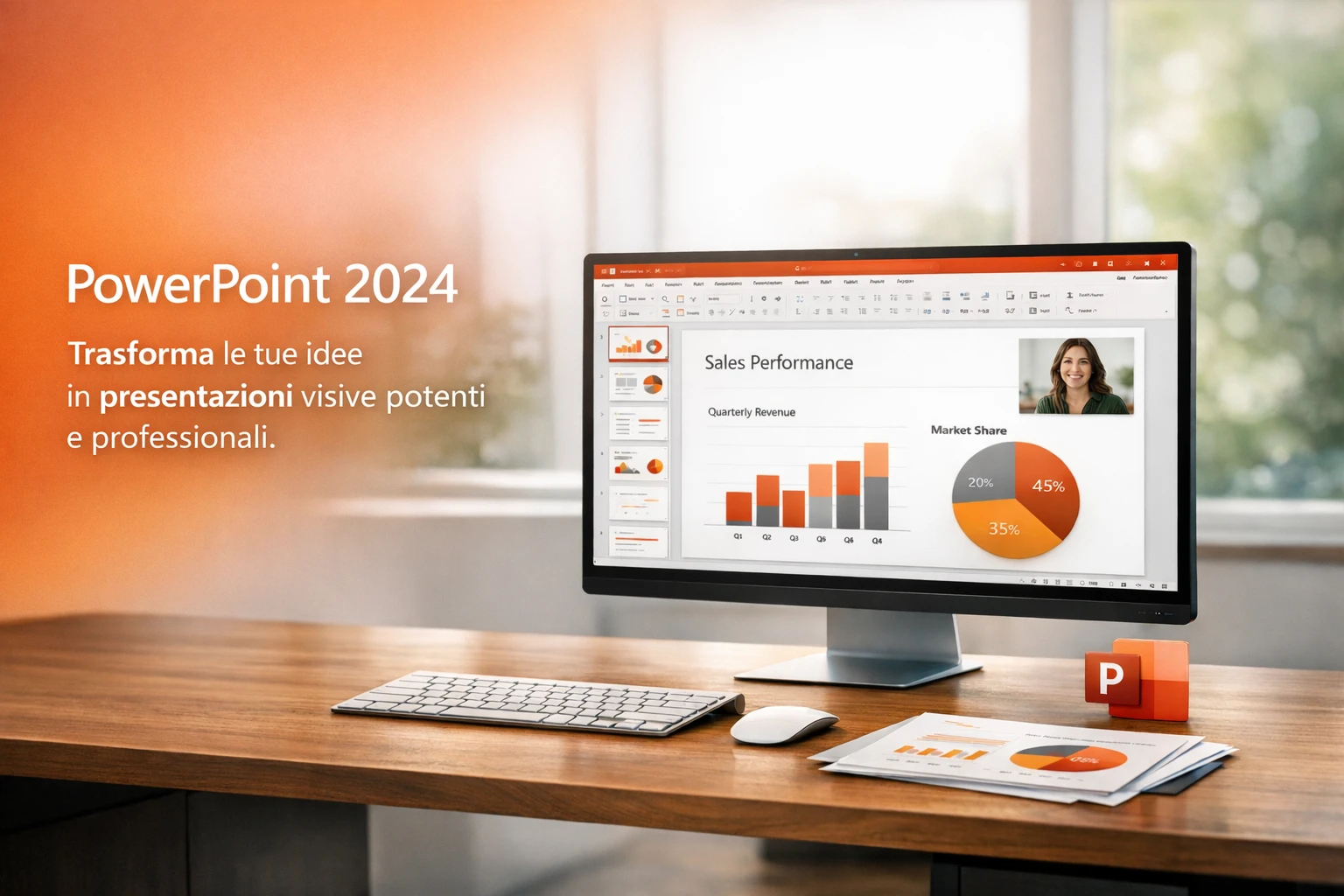 Microsoft PowerPoint 2024 — Licenza perpetua Windows e Mac